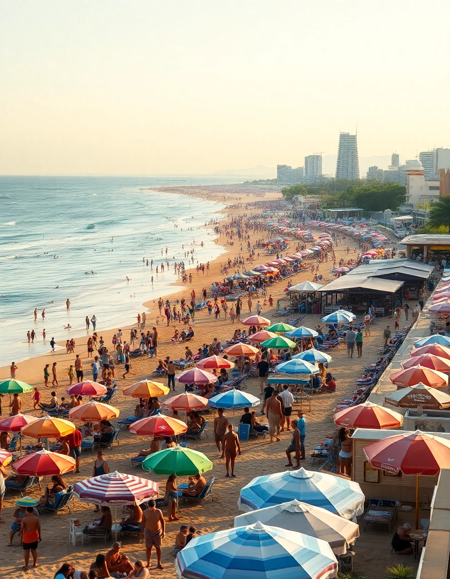 A transformação das praias na alta e baixa temporada capa
